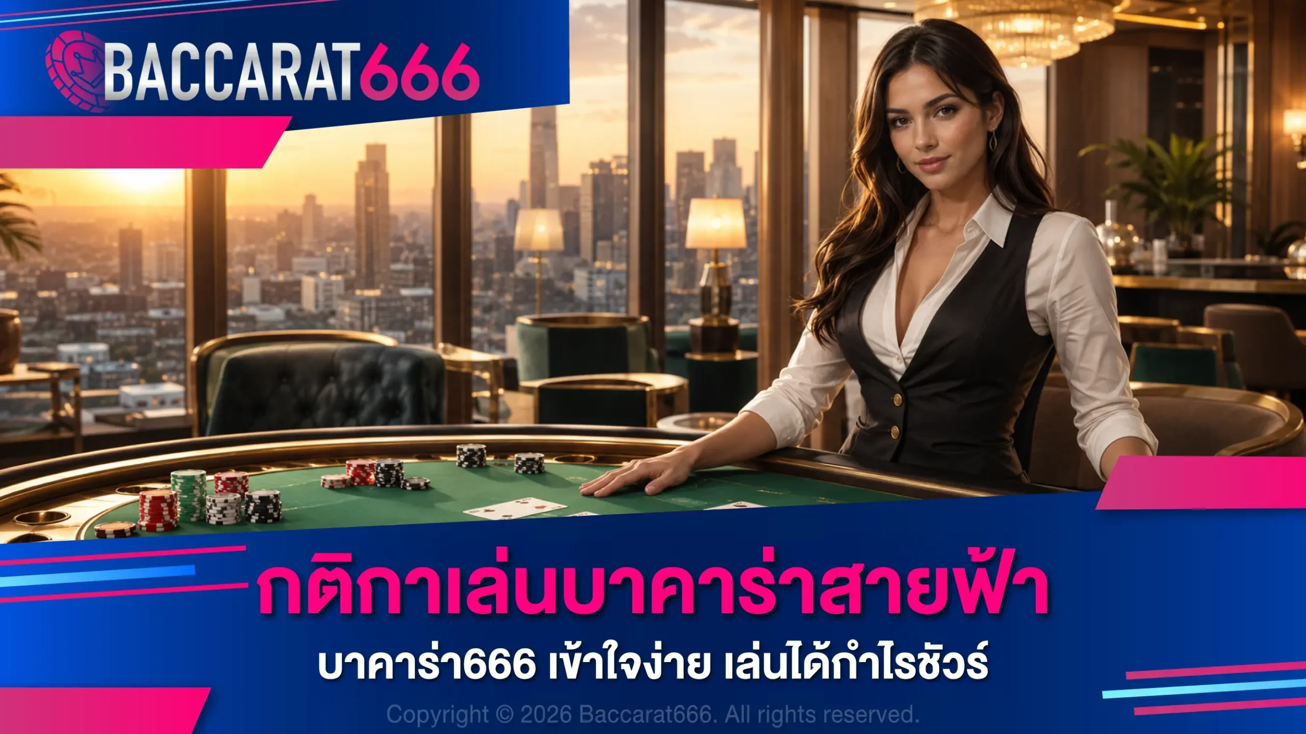 กติกาเล่นบาคาร่าสายฟ้า บาคาร่า666 เข้าใจง่าย เล่นได้กำไรชัวร์